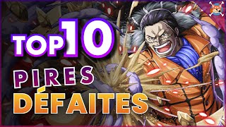 10 DÉFAITES QUI ONT CHANGÉ LE MONDE DE ONE PIECE ⚔️   ONE PIECE TOP [upl. by Sims]