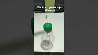 electroscopio de hojas casero [upl. by Seraphine184]