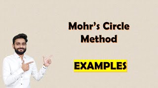 Calculation of Normal Tangential and Resultant Stresses by Mohrs Circle Method  Example 6 [upl. by Nochur]