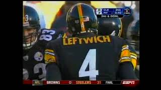 2008 Browns at Steelers Week 17 [upl. by Sanyu]