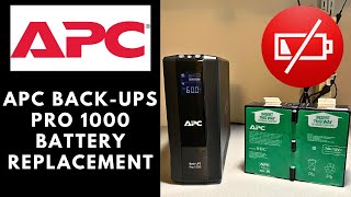 APC BackUps Pro 1000 Battery Replacement  BR1000GBR1500G [upl. by Liahcim]