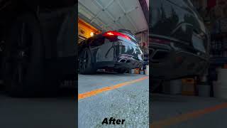 Redstar Exhaust Mercedes S63 Downpipes Before and After Startup Video [upl. by Asiulairam]