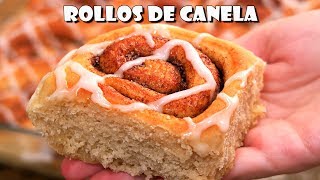 Rollos de Canela  Cinnamon Rolls muy Fáciles y Esponjosos [upl. by Eedeed]