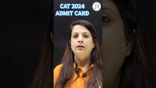 CAT ADMIT CARD 2024 🔥 Released Time shorts cat2024 cat2024admitcard jrclasses cat pavneetmam [upl. by Anderson]