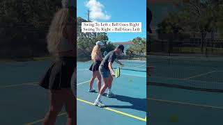 How To Hit A Forehand Slice🥒 [upl. by Eiramyma14]