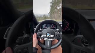 Bmw m340i doing 0100 with launchcontrol [upl. by Idroj851]