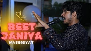 Masomiyat x Beet Jaania Live  Satender Verma  Satinder Sartaj  Mashup  satenderverma [upl. by Ahseikal]