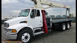 2002 Sterling M8500 Terex BT3470 17 Ton Crane Truck For Sale [upl. by Guild]