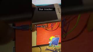 Sun tracker project school arduino shorts [upl. by Sellihca]