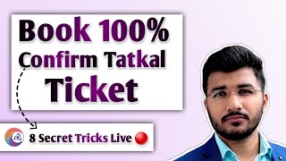 How to book tatkal ticket in irctc fast  Tatkal ticket booking in mobile  8 Secret tips live [upl. by Sammy]