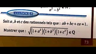 Exercice 52 page 73 Al Moufid Notion de logique 1 bac sm science maths [upl. by Myrtice]