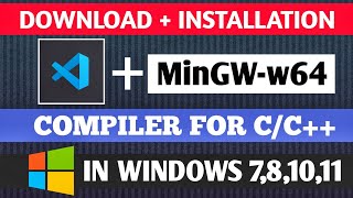 Install amp Configure VS Code With MinGW Compiler CC Tutorial Hindi [upl. by Kentigerma85]