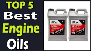 TOP 5 Best Engine Oils Review 2024 [upl. by Einhapets]