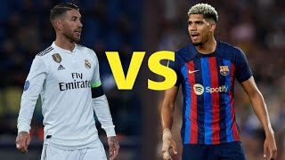 Ronald Araujo VS Sergio Ramos  EPIC DEFENSIVE SKILLS [upl. by Enaht]