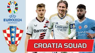 CROATIA SQUAD EURO 2024  Croatia Football Team  Road to Euro 2024 [upl. by Nuli]