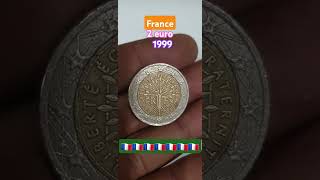 France 2 Euro 1999 Super Coin Hunt ytshorts coin eurocurrency [upl. by Ikaz283]