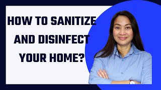 HOW TO SANITIZE THE WHOLE HOUSE  HOW TO DISINFECT HOUSE AFTER FLU  HOW TO CLEAN AND SANITIZE [upl. by Annalee686]