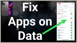 How To Fix Some Apps Not Working On Mobile Data [upl. by Ayita]