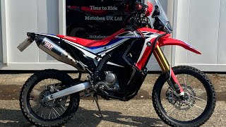 Honda CRF250 Rally 2018 walk around and start up with Yoshimura exhaust [upl. by Elka]