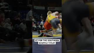 OVERTIME Takedown For the 149 Pound Southern Scuffle Title [upl. by Fiester]