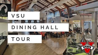 Valdosta State University Dining Hall Tour  College Vlog  iAMERICA [upl. by Netsirhk410]