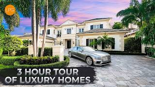 3 HOUR TOUR OF THE MOST INSANE LUXURY HOMES OF MILLIONAIRES 🔥 [upl. by Latrena]