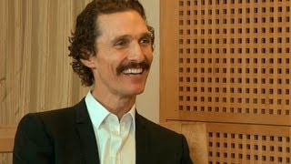 Matthew McConaughey talks Magic Mike Bernie and the upcoming The Dallas Buyers Club [upl. by Nivrad616]