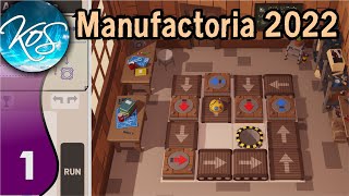 Manufactoria 2022  ROBOT FACTORY PUZZLES  First Look Lets Play [upl. by Augustina]