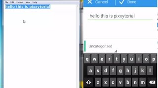 How To Copy And Paste From Android To PC And The Vice Versa [upl. by Sidoon]