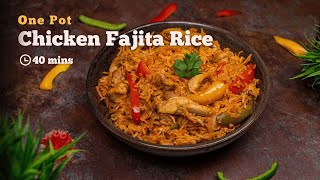 Simplify Dinner with One Pot Chicken Fajita Rice  One Pot Recipes  Weeknight Dinners  Cookd [upl. by Annot]