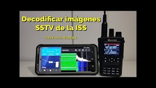 Decodificando imágenes SSTV de la estación espacial internacional [upl. by Marthena]