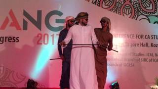 Arabic Dance By CA Students  Satsang 2K17 [upl. by Ainet544]