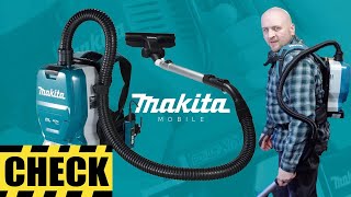 Makita Akku Staubsauger Rucksack Test [upl. by Espy674]