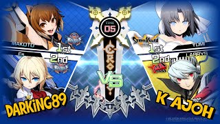 BBTAG • EsDarking89 MAKOTO ES vs KAjoh YUMI LABRYS •• BLAZBLUE CROSS TAG BATTLE [upl. by Allebasi]