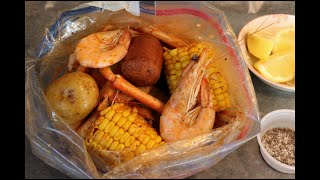 Receta Shrimp amp Crab Boil Camarones Estilo Louisiana  Camarones Cajun [upl. by Atnohsal320]