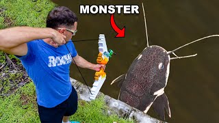 Minecraft Bow Catches Monster Fish [upl. by Daphie905]