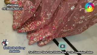 COLORFUL EMBROIDERY NET FABRIC SAREE IN STONE WORK amp EMBROIDERY WORK zarangstore ZARANGSAREE [upl. by Bahner]