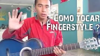 Cómo tocar Fingerstyle En Guitarra 🎸 [upl. by Waltner]