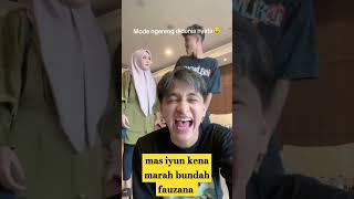 mas iyun kena marah bundah fauzana shortsvideo shorts [upl. by Seltzer]