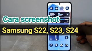 Cara screenshot di hp Samsung S22 S23 S24 [upl. by Eemla]