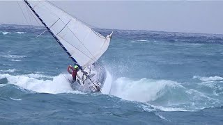 📛 CHAVIRAGE ET COLLISION ÉVITÉE DE JUSTESSE DUN VOILIER À CAPBRETON 🌊😨 Alexrolland [upl. by Cynthy]