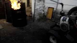 gasifier stove  engine running on wood gas [upl. by Smitty]