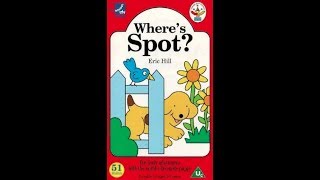 Wheres Spot 1995 UK VHS [upl. by Upali]