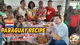 Malalaking Hiwa ng Karne ang Spaghetti ng Paraguay kalutongpinoyafricaequatorialguinea [upl. by Gabor]