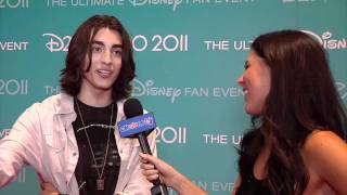 Blake Michael Chats Lemonade Mouth 2 At D23 Expo 2011 [upl. by Durwyn]