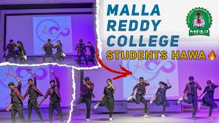 MALLA REDDY COLLEGE STUDENTS HAWAMREC 💥 dance kurchimadathapetti hoynahoyna cheleya dj [upl. by Lissa576]