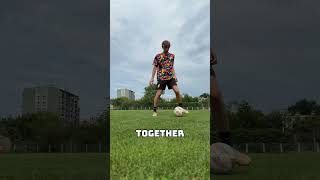 Flashy skill tutorial to change direction of kunckleball🖇️✍️soccershortsshortfeed youtubeshorts [upl. by Leahpar]