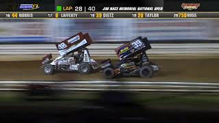 Selinsgrove Speedway  Jim Nace Memorial National Open 410 Sprint Car Highlights  92521 [upl. by Alli292]