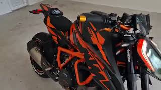 KTM SUPER DUKE 1290 akrapovic exhaust sound [upl. by Yedoc717]