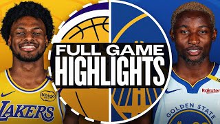 LAKERS at WARRIORS  NBA PRESEASON FULL GAME HIGHLIGHTS  October 18 2024 [upl. by Marcelle844]